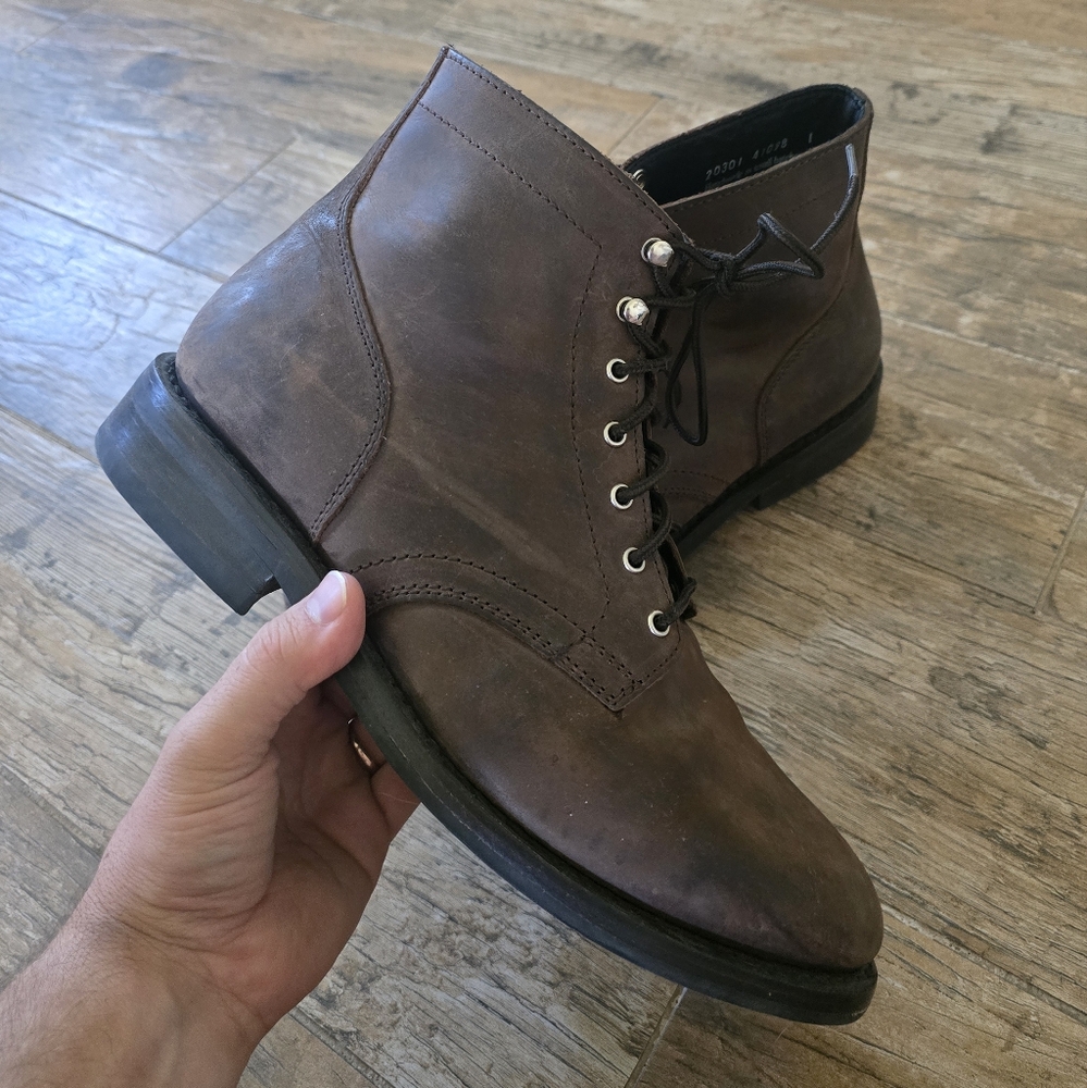 Men's Brown Leather Boots